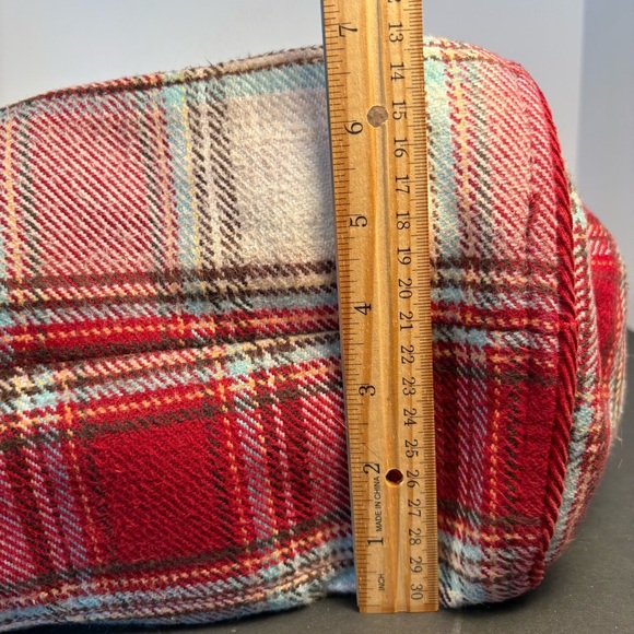Hollister Plaid Travel Weekend Summer Fabric Bag - Picture 12 of 13